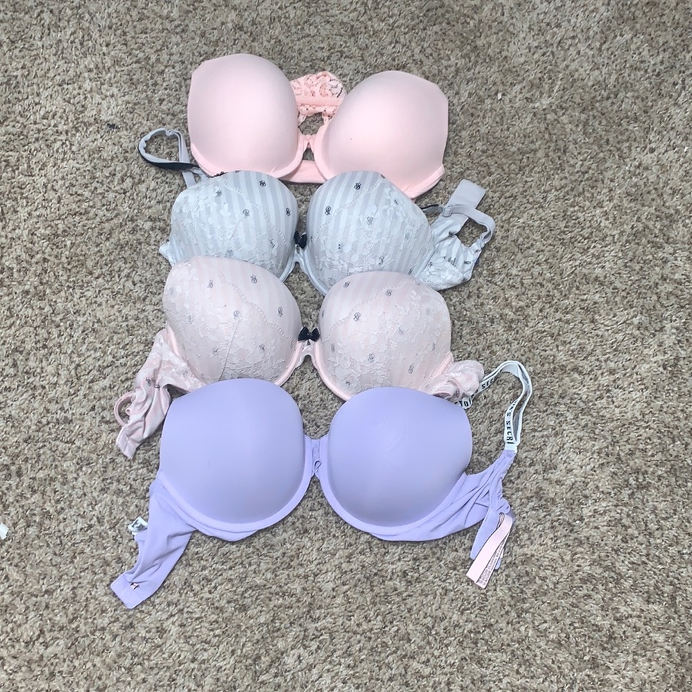 4 victoria secret bras